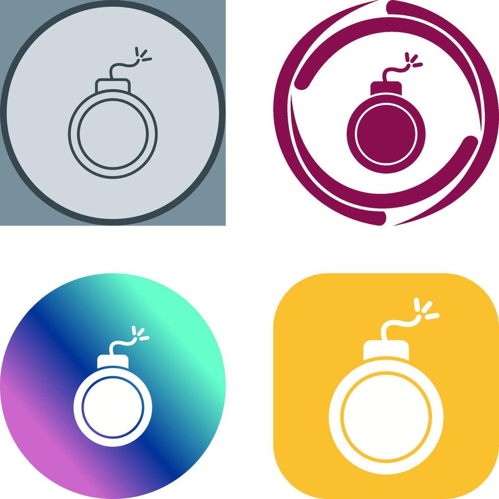 Bomb Icon Design vector