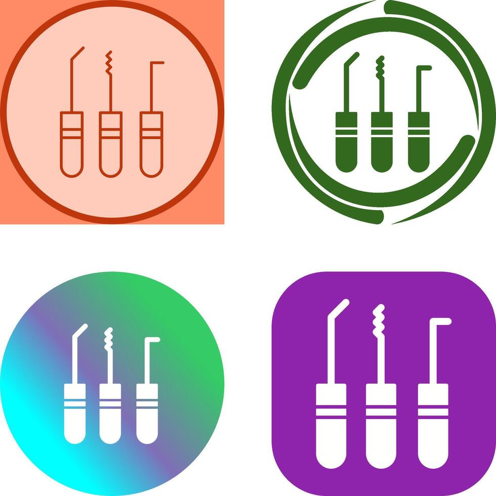 Lockpick Icon Design vector