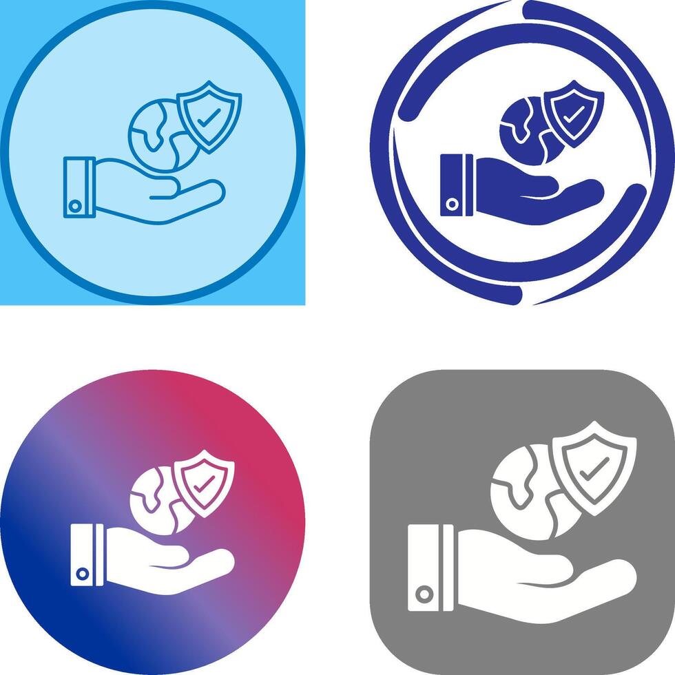 Travel Protection Icon Design vector