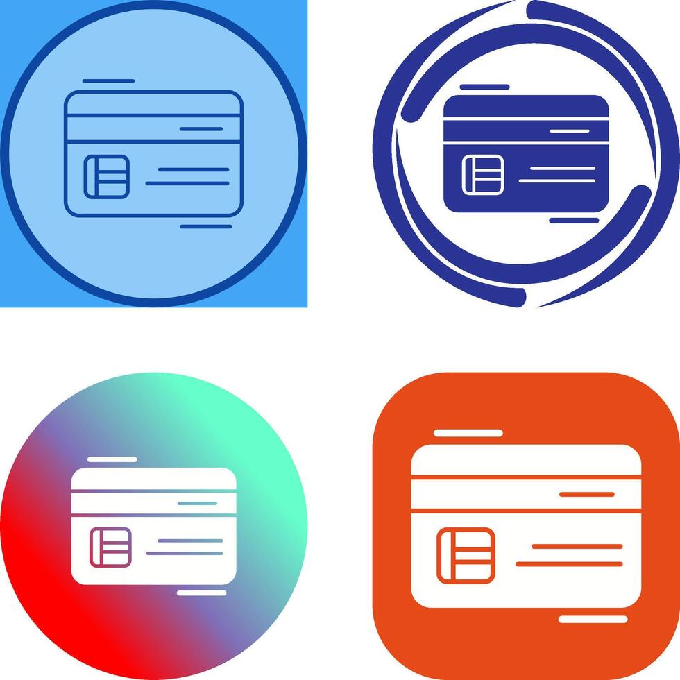 Credit Card Icon Design vector