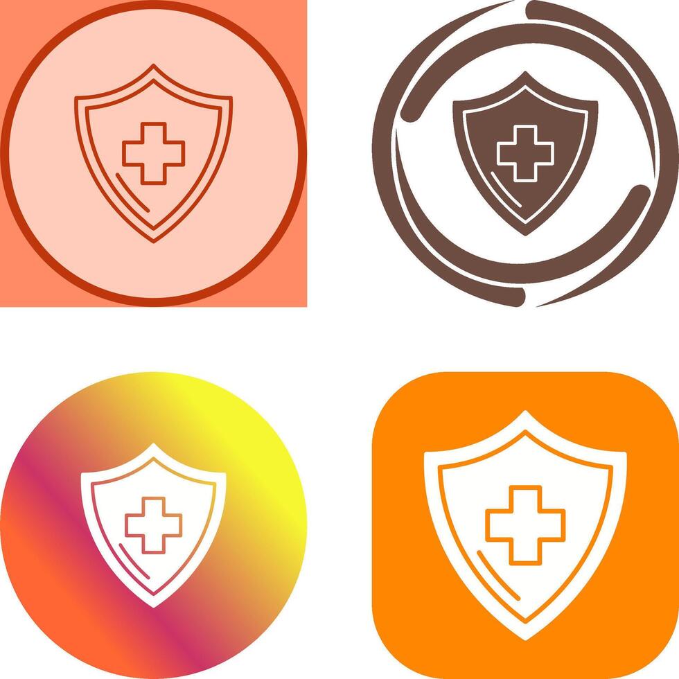 Health Protection Icon Design vector