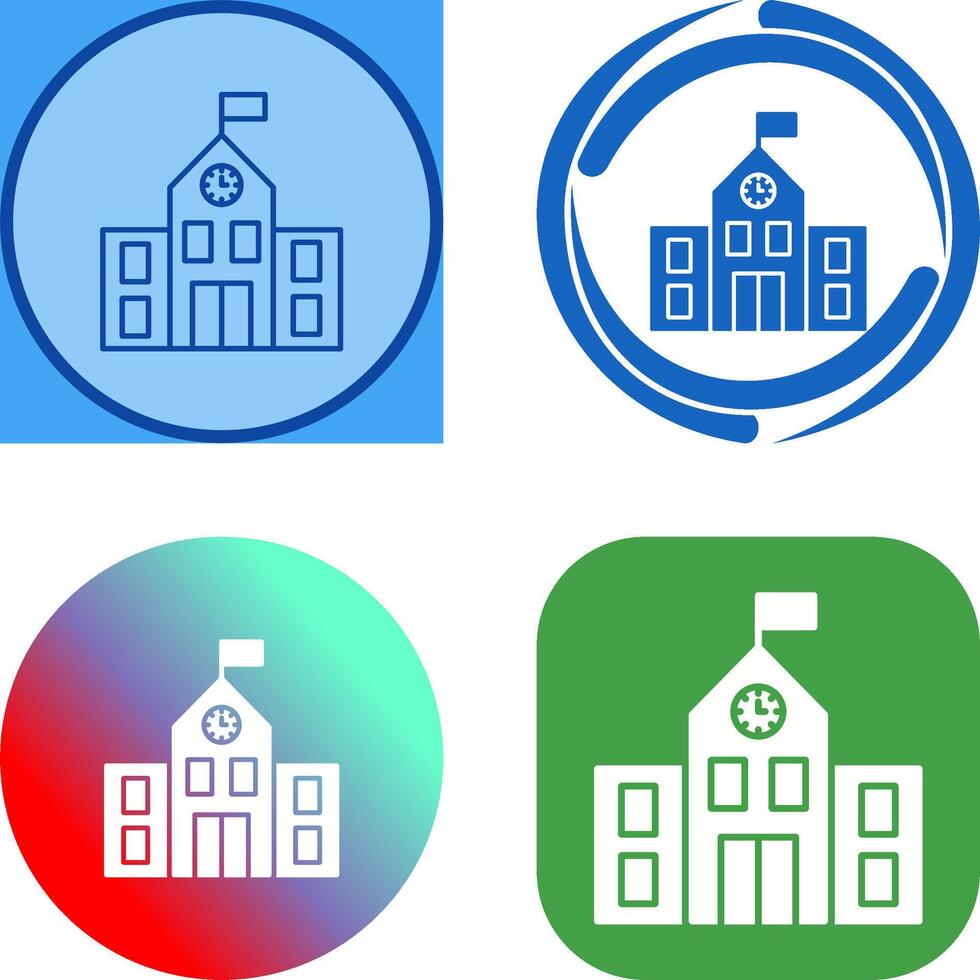 School Icon Design vector