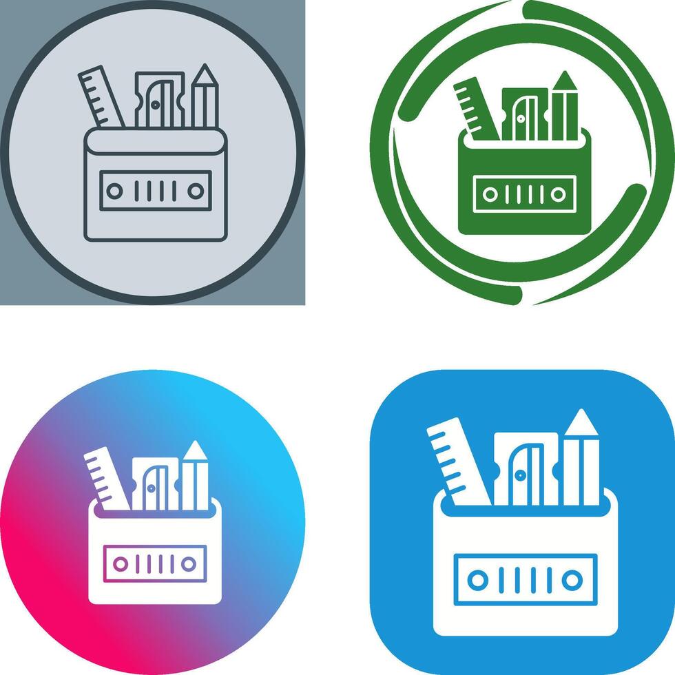 Stationery Icon Design vector