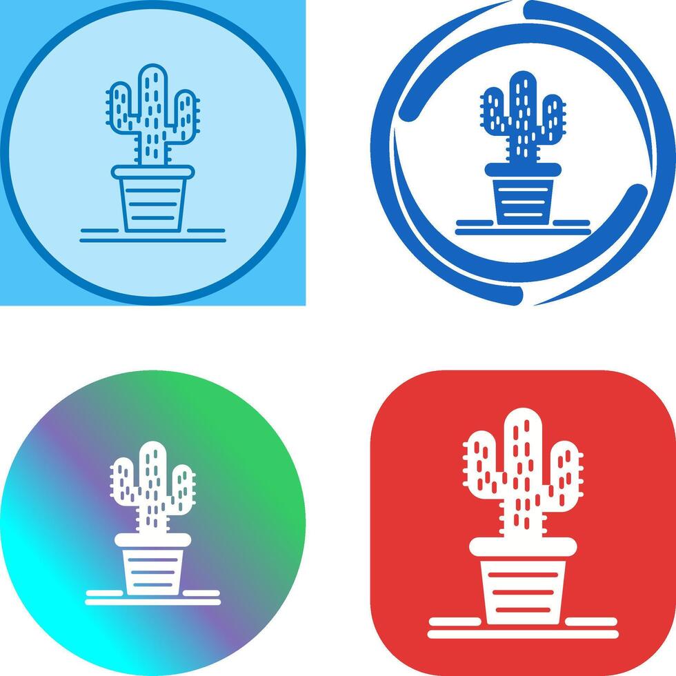 Cactus Icon Design vector