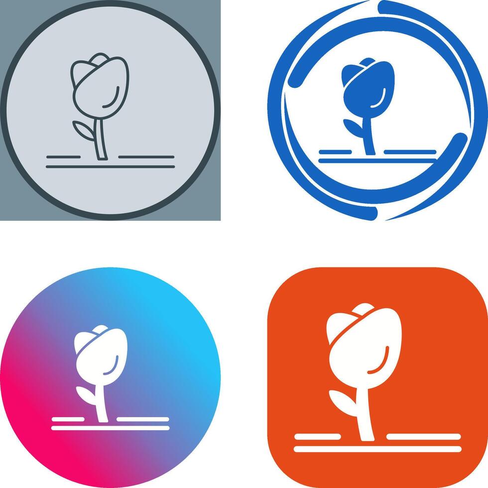 Tulip Icon Design vector