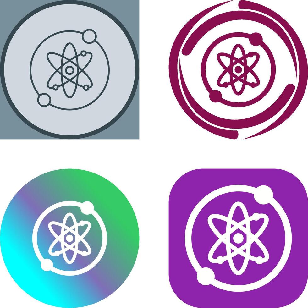 Proton Icon Design vector