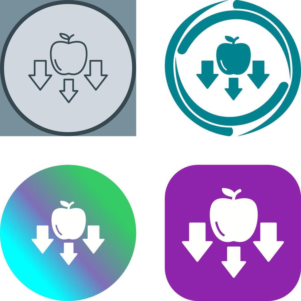 Gravity Icon Design vector