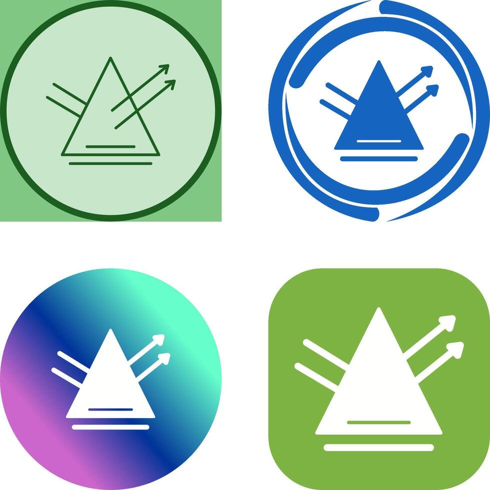 Reflection Icon Design vector