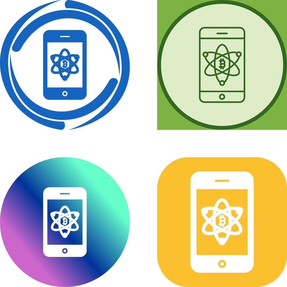 Mobile Icon Design vector