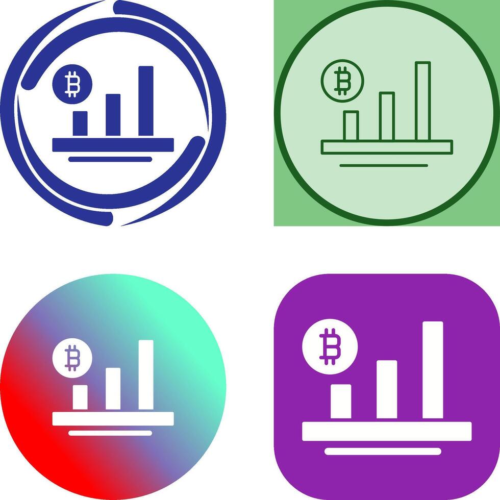 Chart Icon Design vector