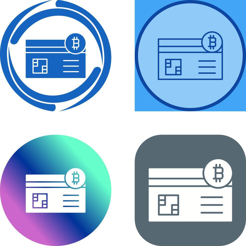 Credit Card Icon Design vector