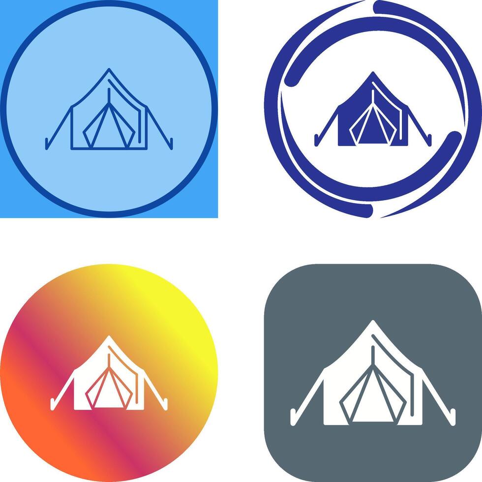 Tent Icon Design vector