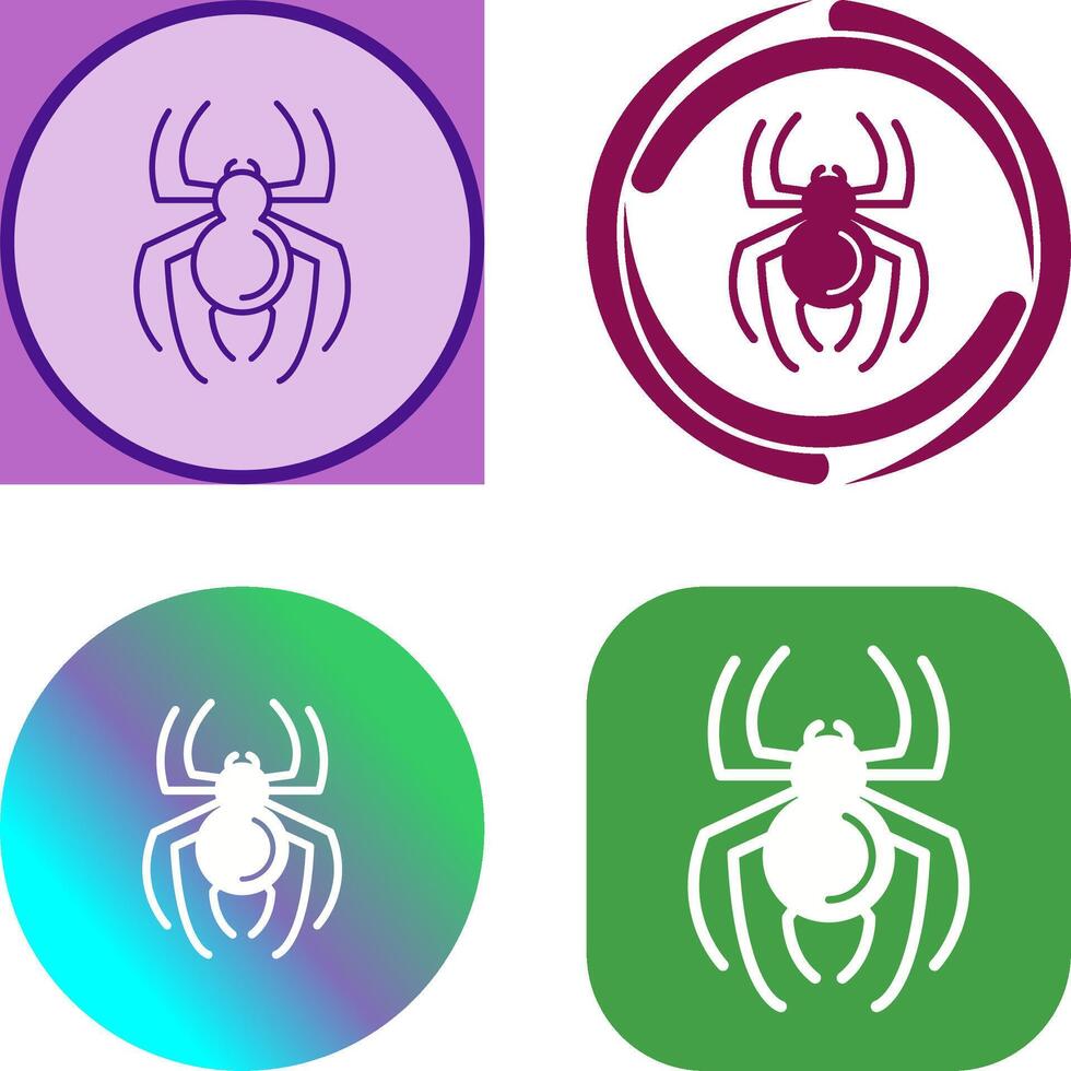 Spider Icon Design vector