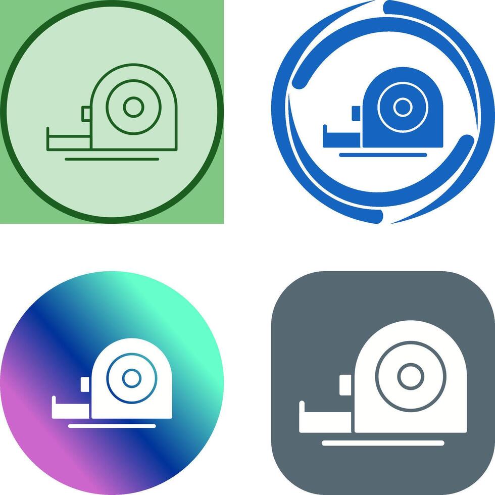 Measuring Tape Icon Design vector