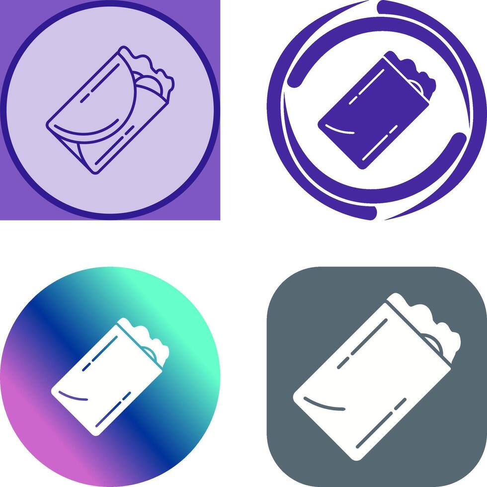 Kebab Icon Design vector