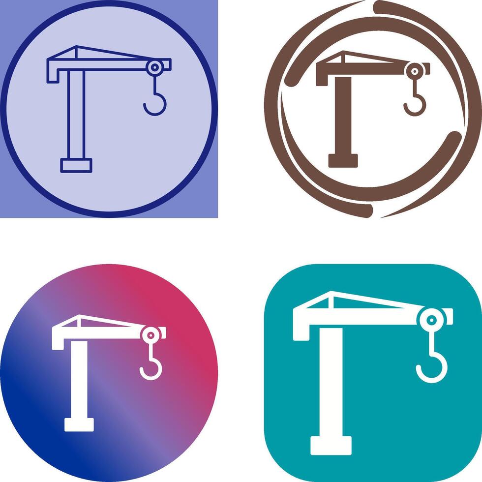 Crane Icon Design vector