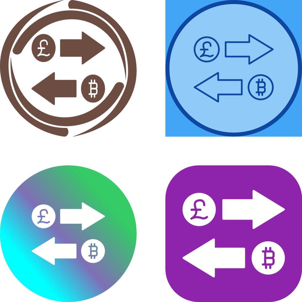 Exchange Icon Design vector