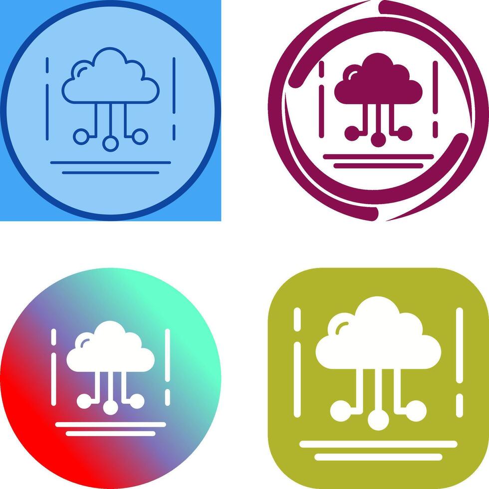 Network Icon Design vector