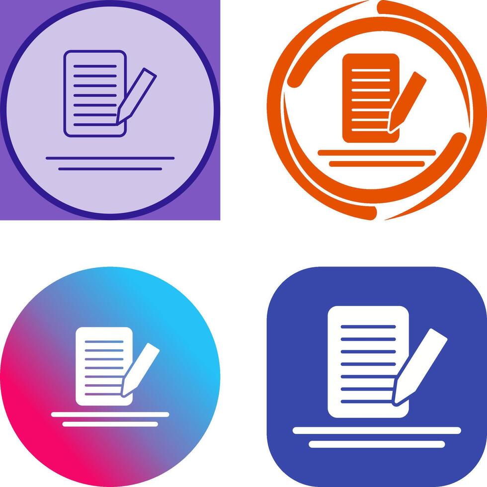 Edit Icon Design vector