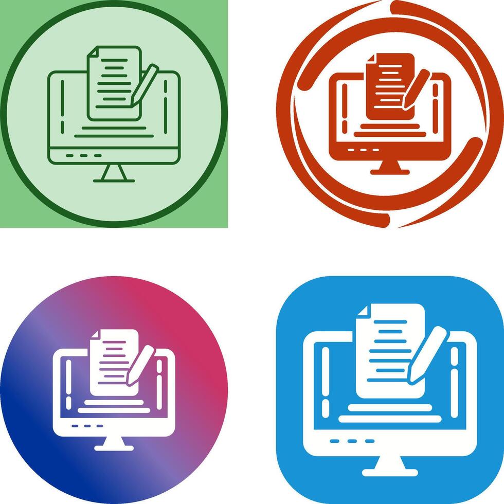 Note Icon Design vector
