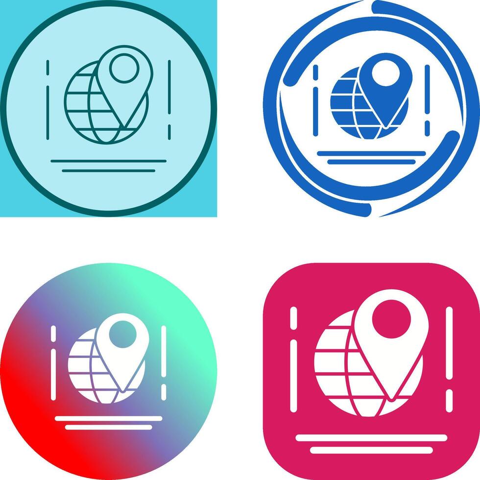 Map Icon Design vector