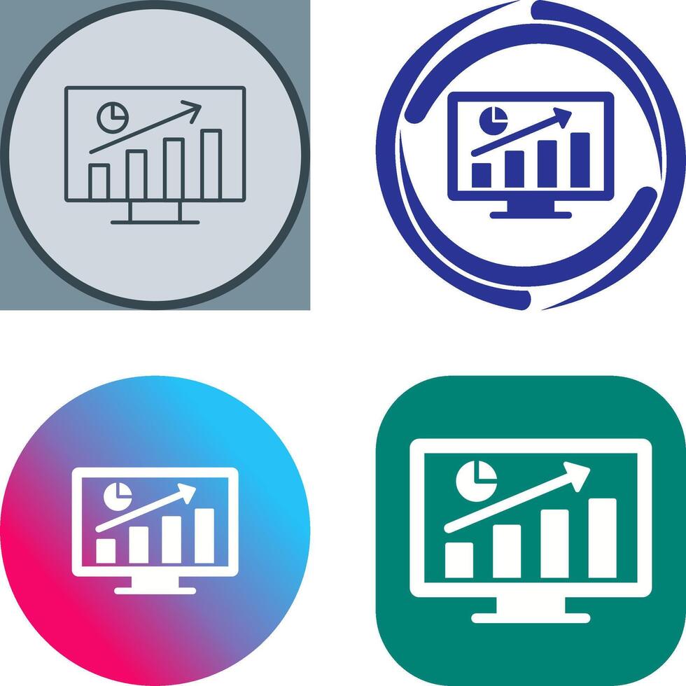 Statistics Icon Design vector