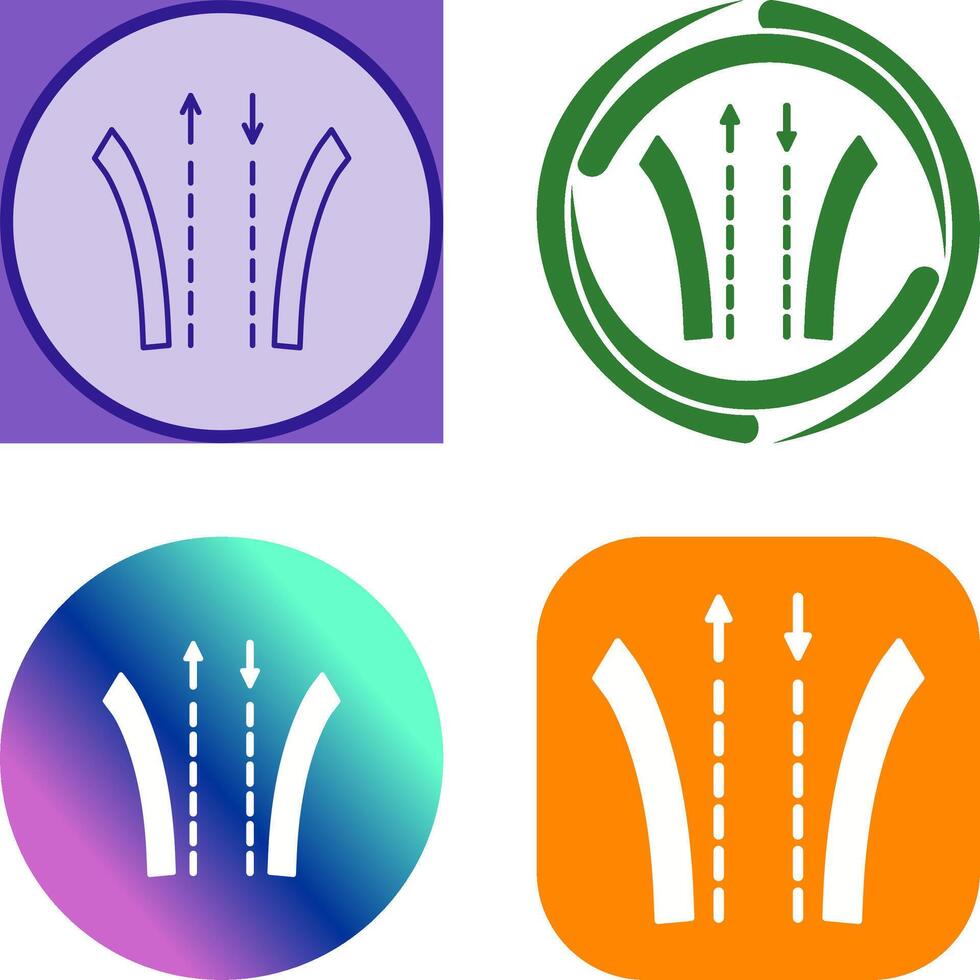 Way Icon Design vector