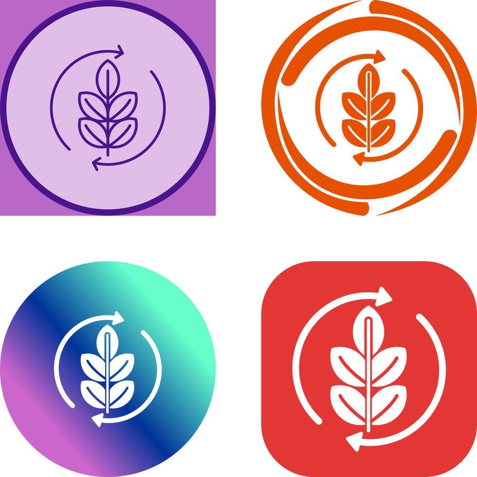 Agronomy Icon Design vector