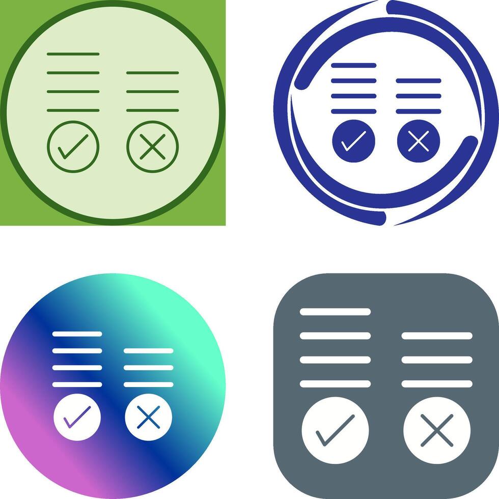 Voting Result Icon Design vector