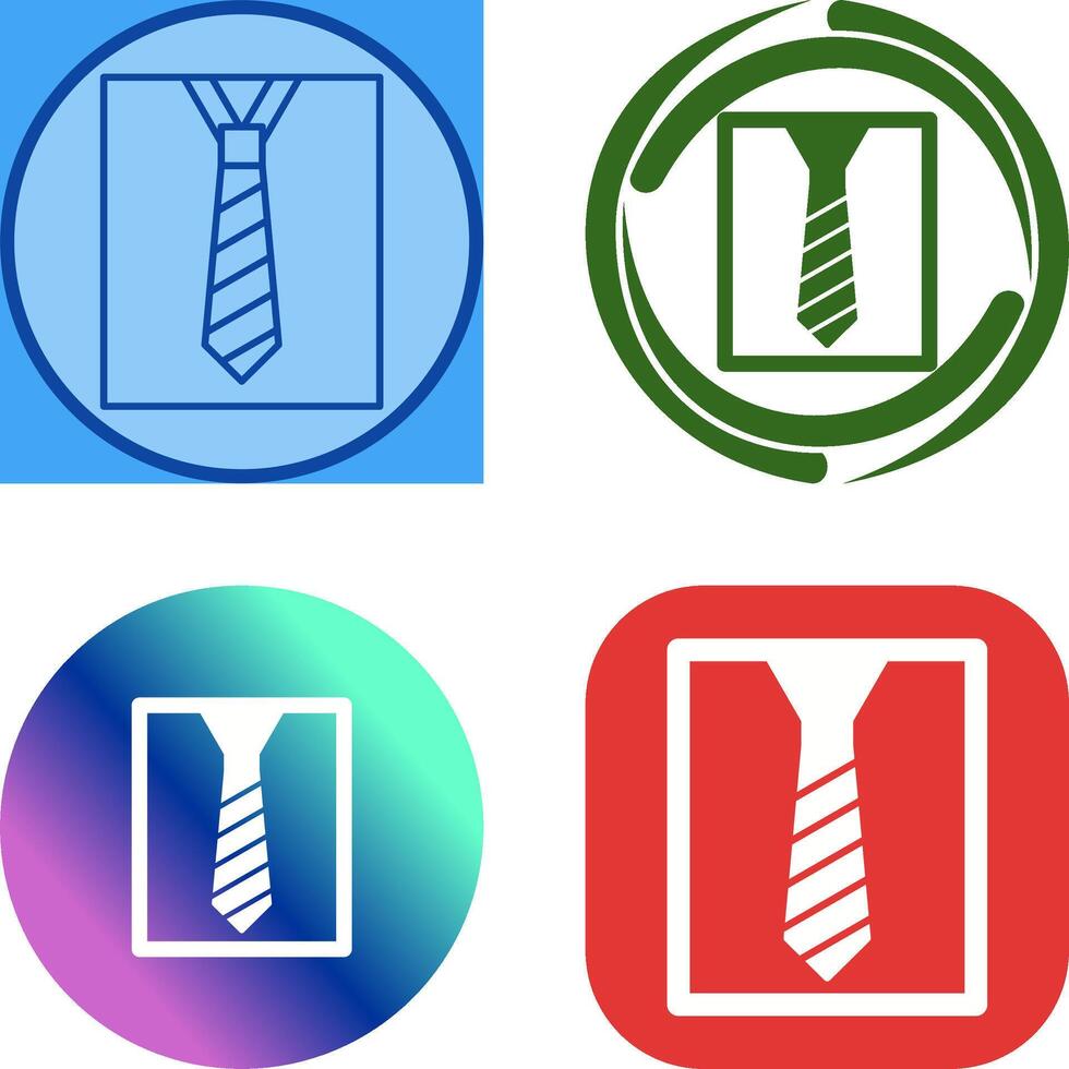 Tie Icon Design vector