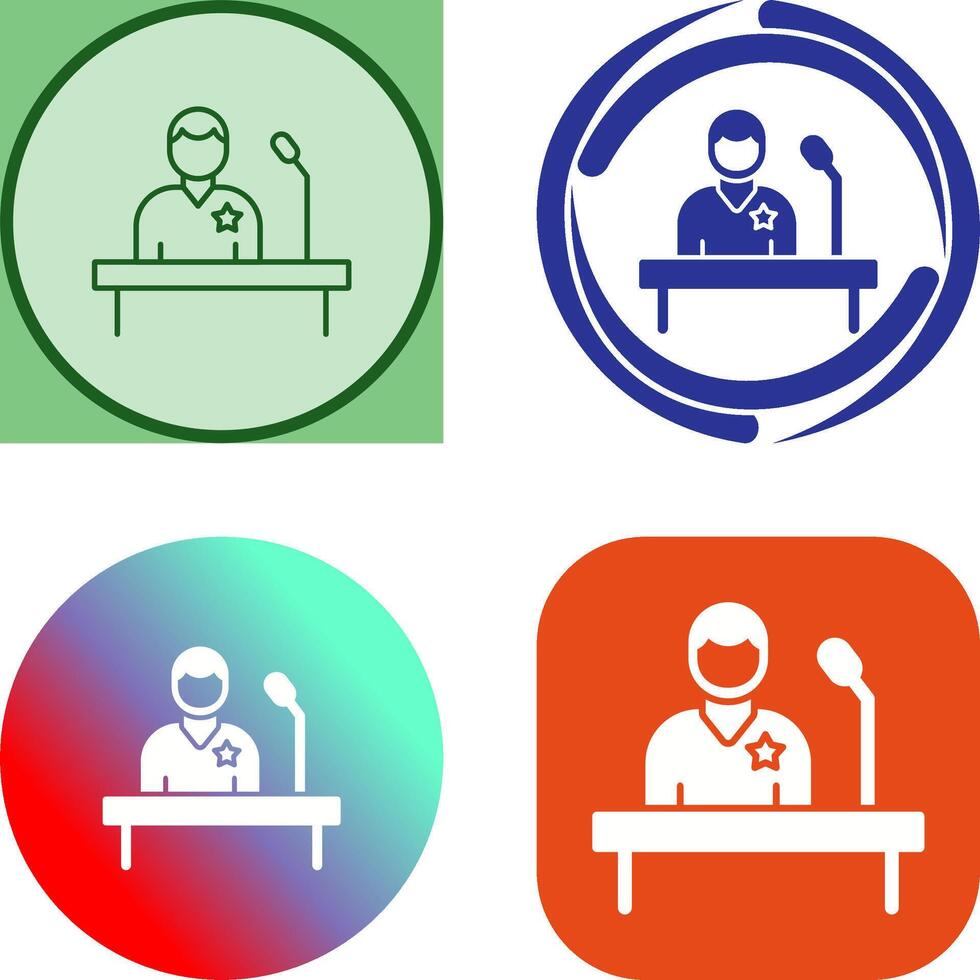 Candidate Icon Design vector