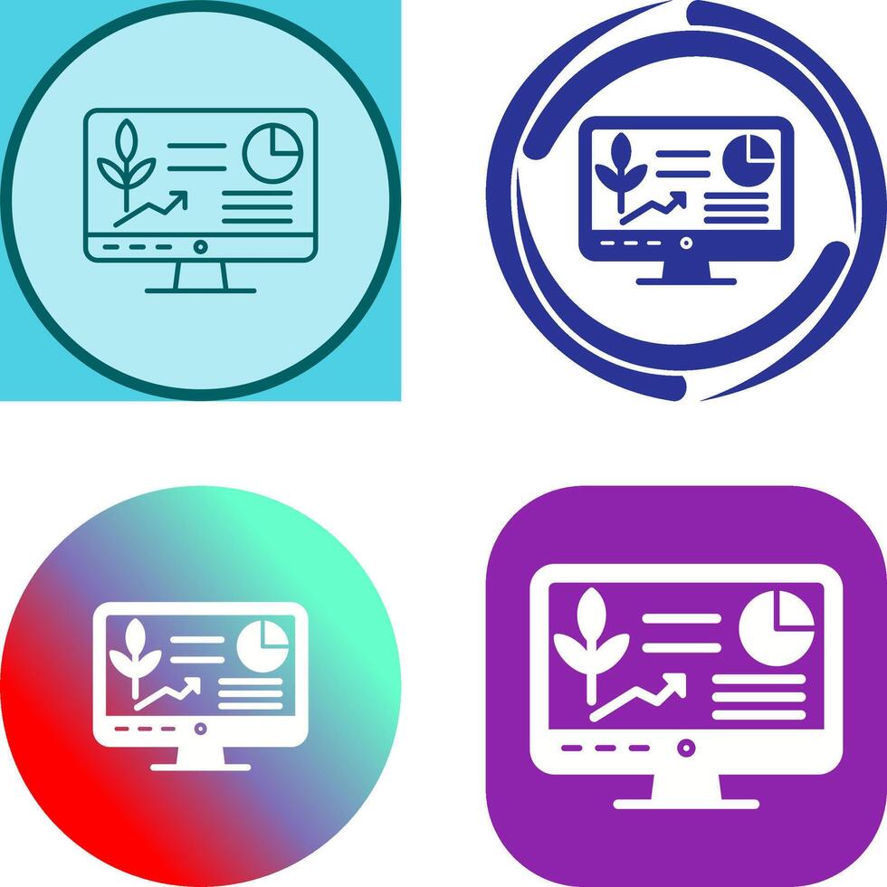 Computer Icon Design vector