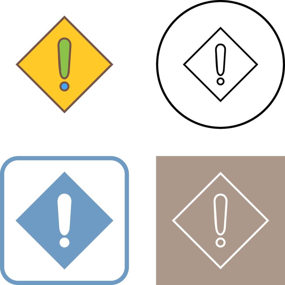 Caution Sign Icon Design vector