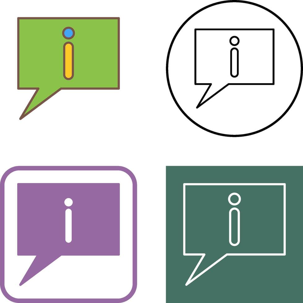 Information Icon Design vector