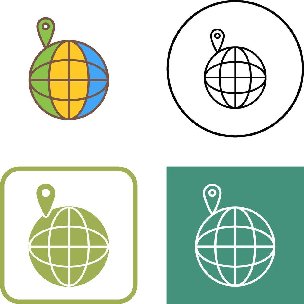 Vacation Spots Icon Design vector