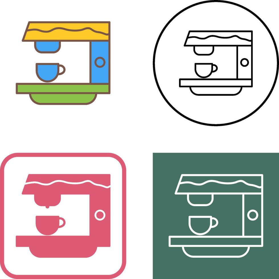 Coffee Machine Icon Design vector