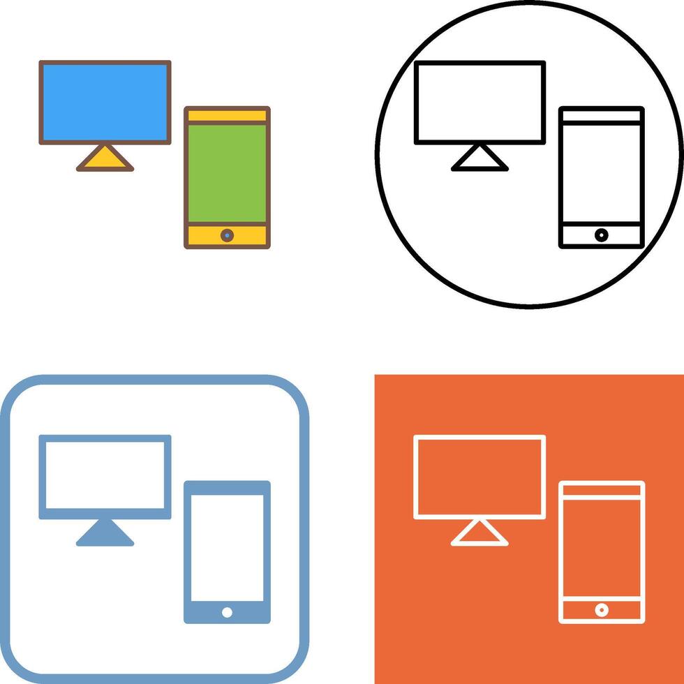 Devices Icon Design vector