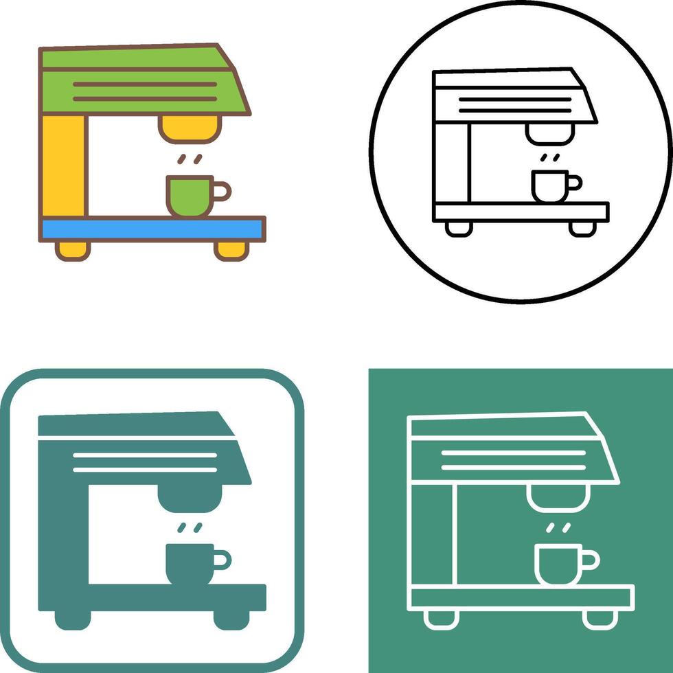Coffee Machine Icon Design vector