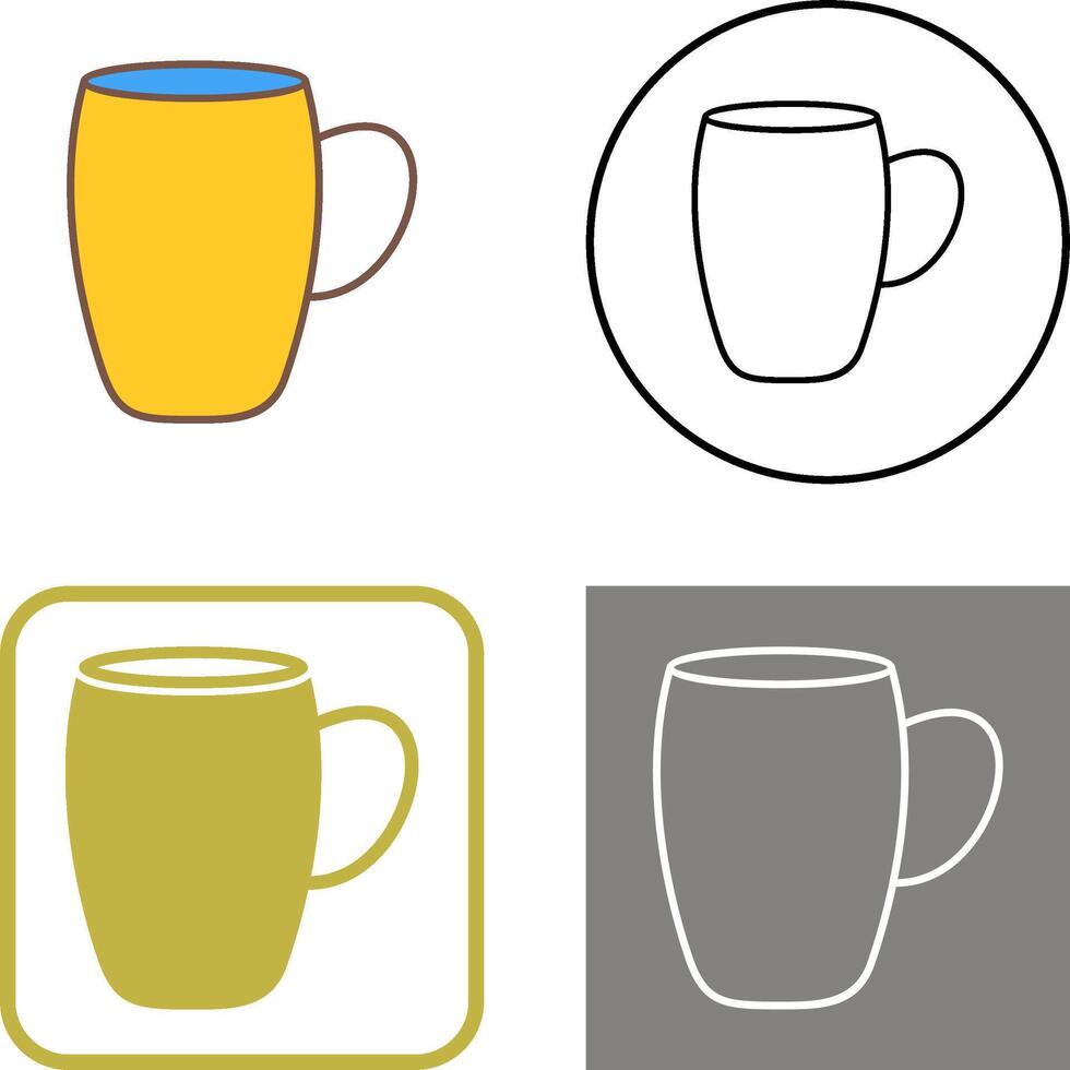 Mug Icon Design vector