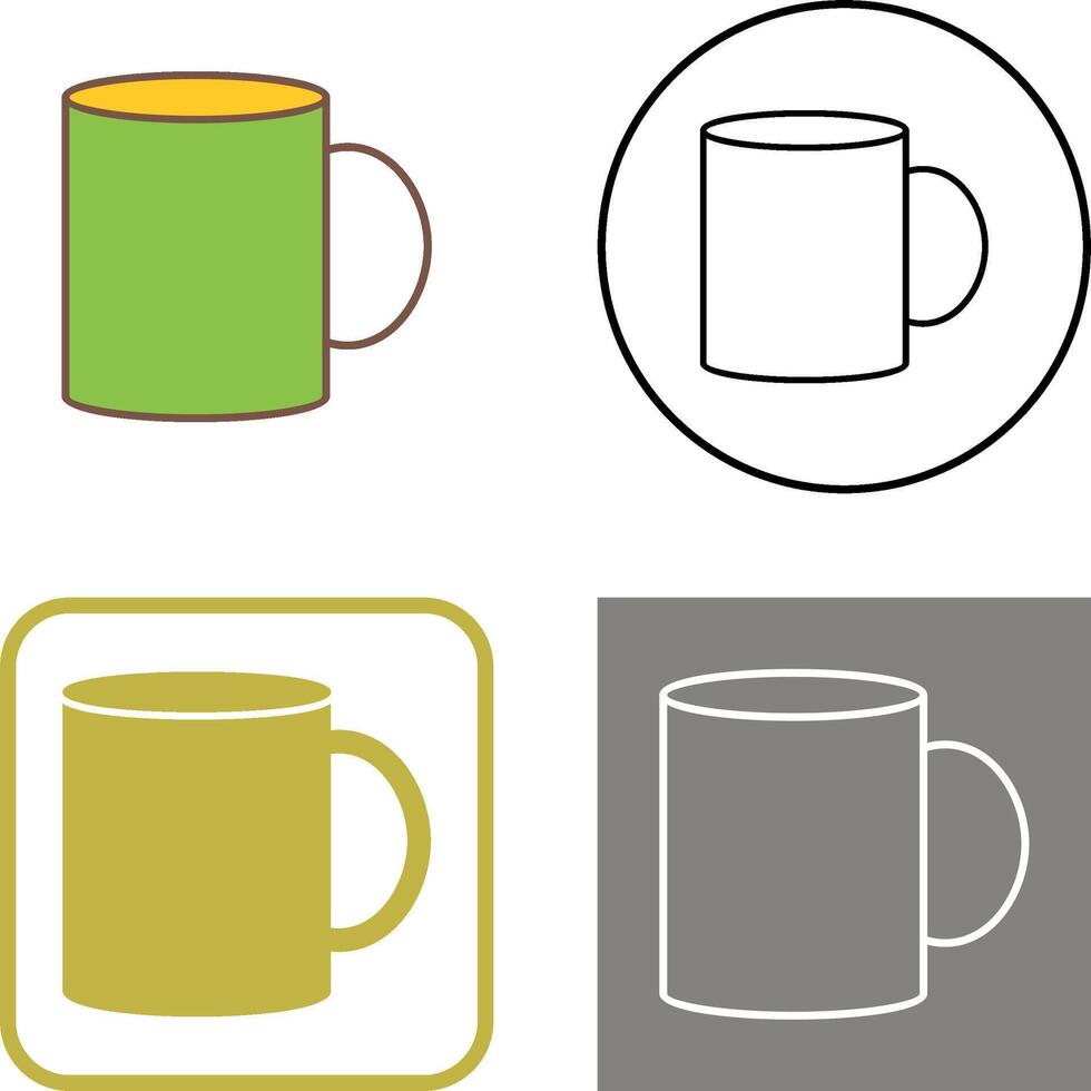 Coffee Mug Icon Design vector