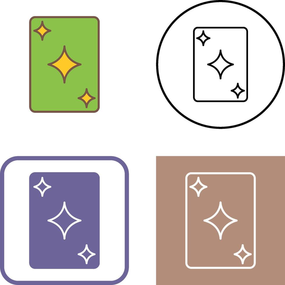 Unique Card Icon Design vector