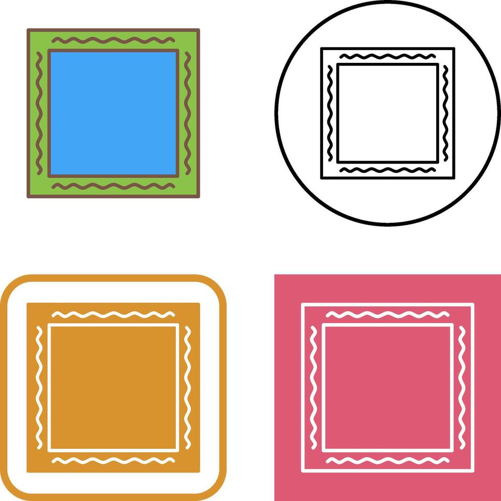 Unique Frame Icon Design vector