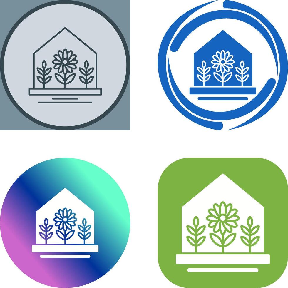 Farm House Icon Design vector
