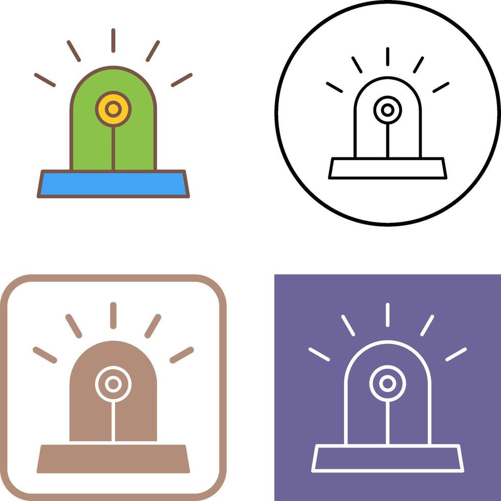 Unique Siren Icon Design vector