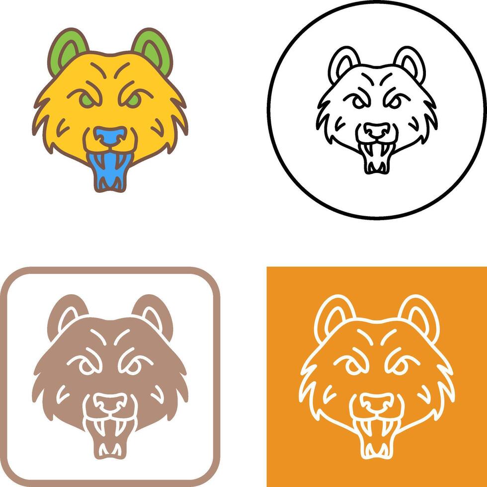 Bear Icon Design vector
