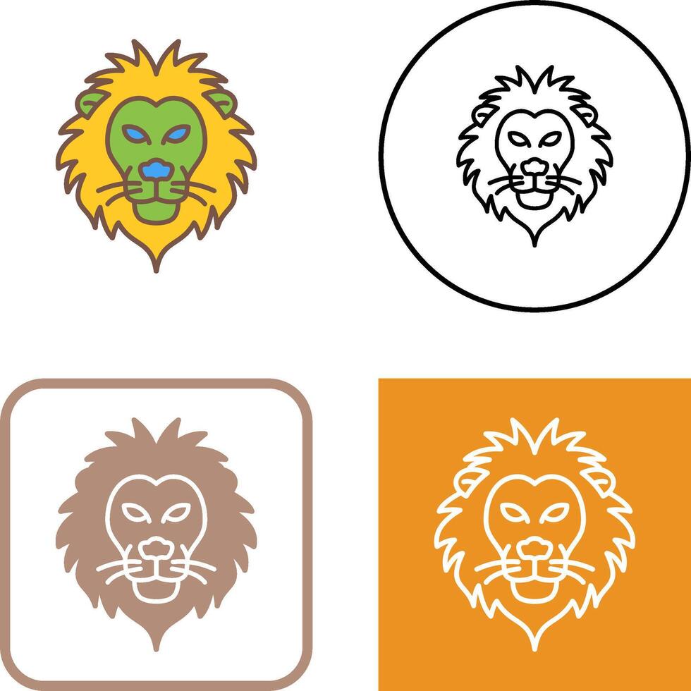 Lion Icon Design vector