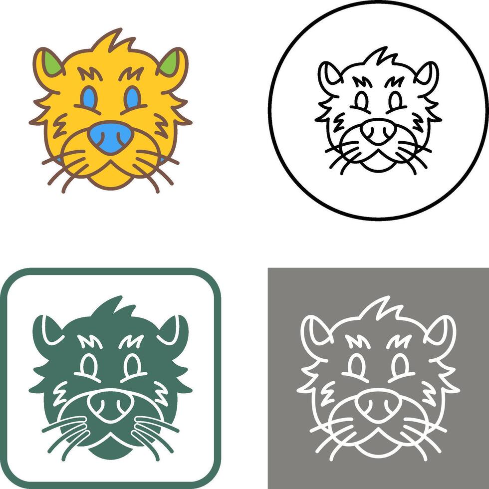 Otter Icon Design vector