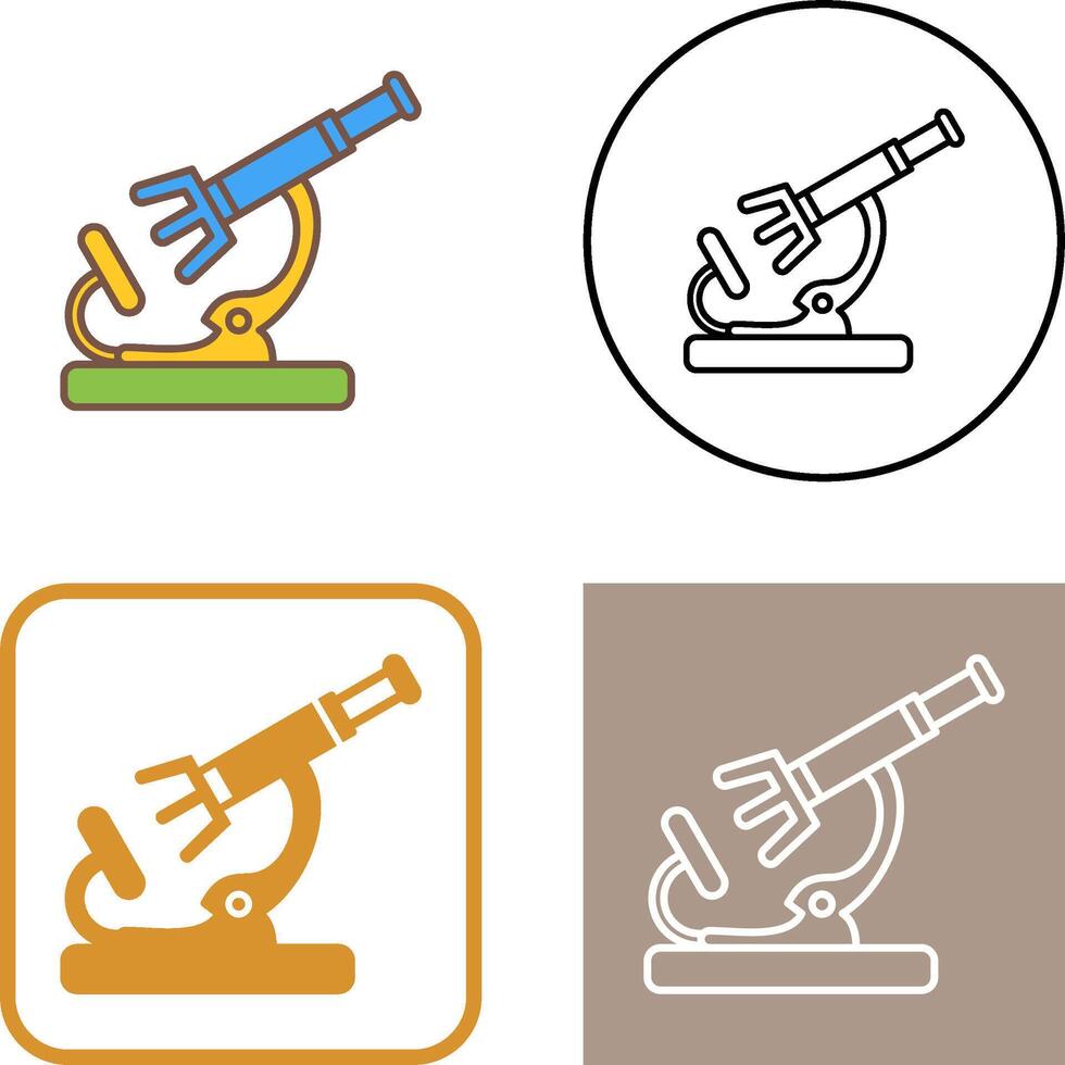 Microscope Icon Design vector