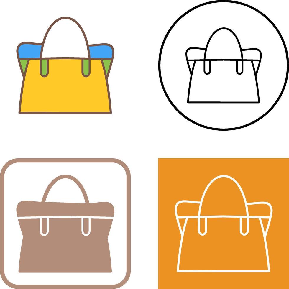 Bag Icon Design vector