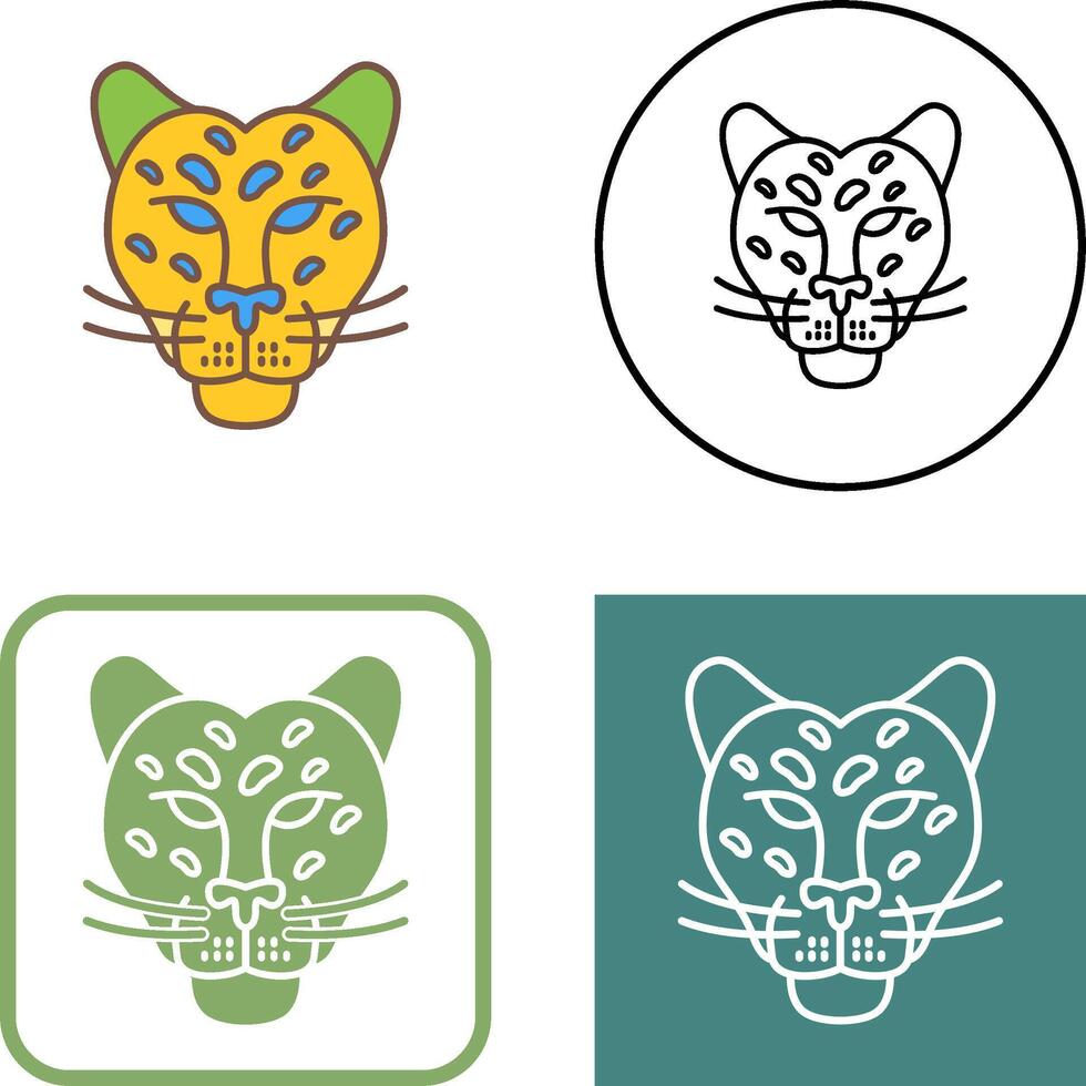 Jaguar Icon Design vector